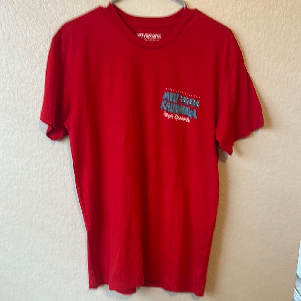 REYN SPOONER MELI KALIKMAKA RED SHIRT MEDIUM